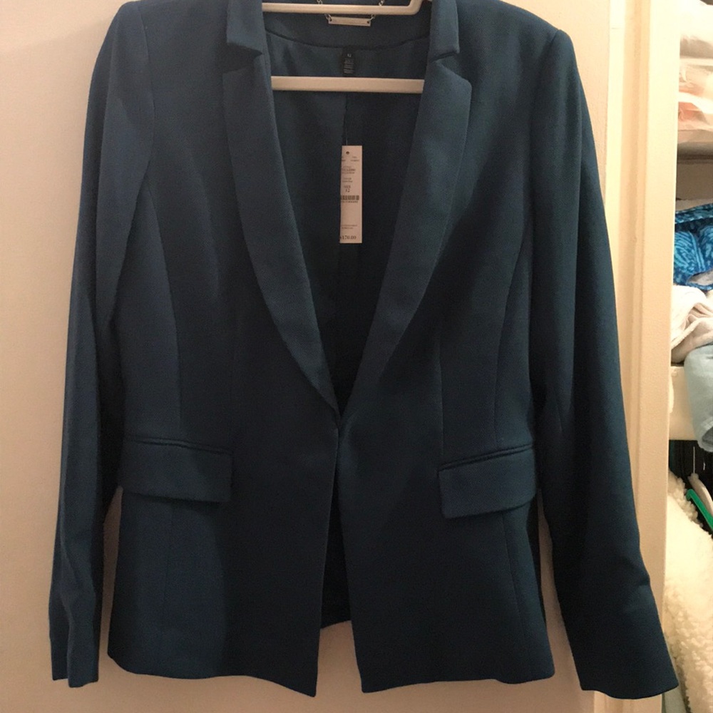 NWT WHBM Snake Blue Suit *Jacket*